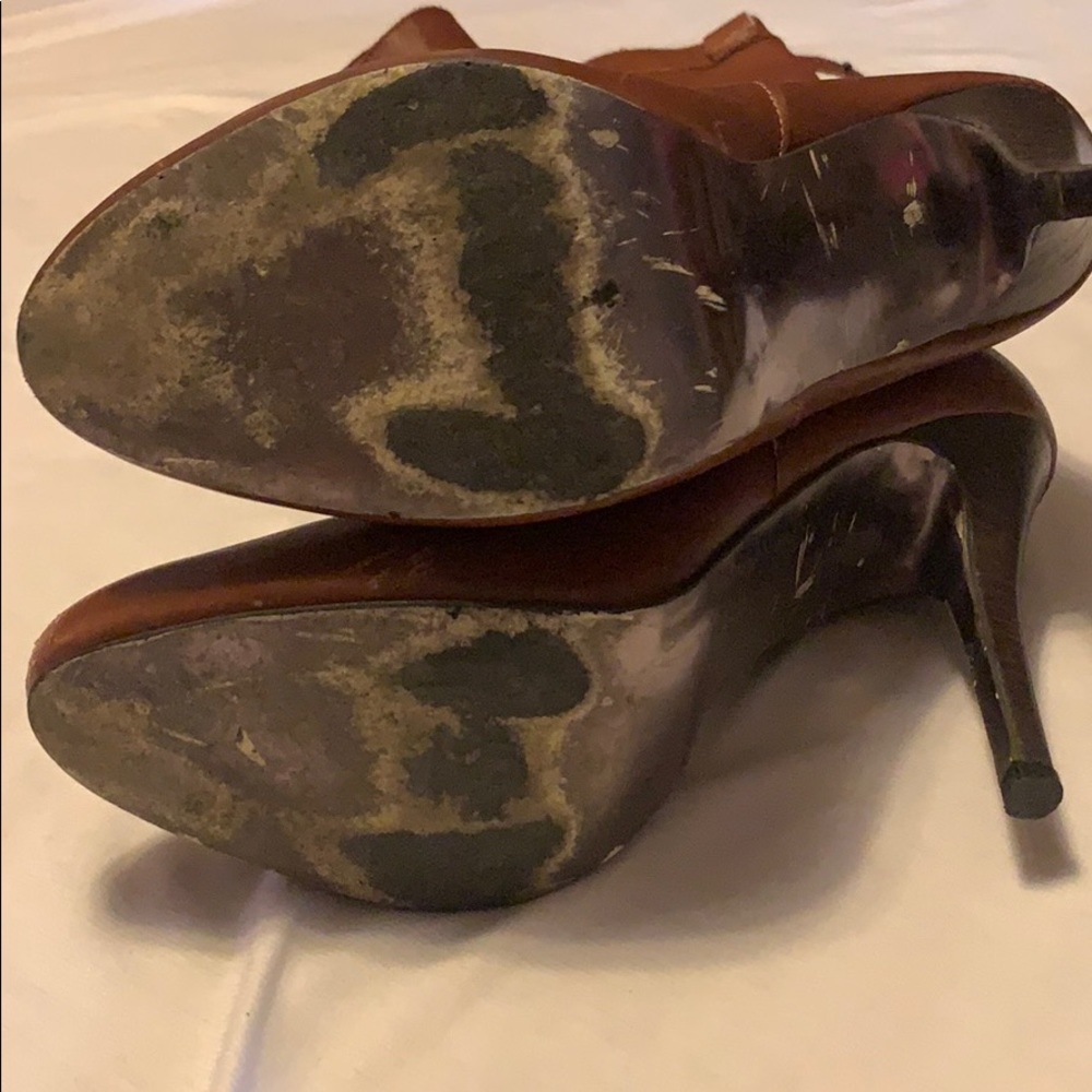 Steve Madden knee high brown heeled boots - Picture 2 of 7